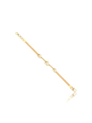 Elegant Heartin Casting Bracelet-hover