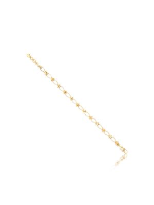 Elegant Twist Oval Casting Bracelet-hover