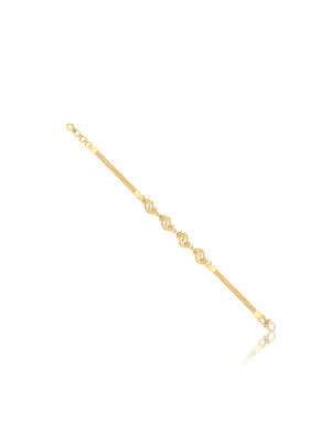 Ornate Leaf Flame Casting Bracelet-hover