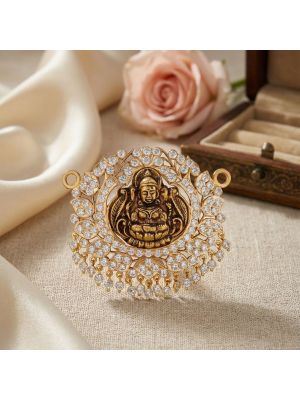 Traditional Lakshmi Gold Pendant-hover
