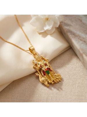 Auspicious Murugan Casting Pendant-hover