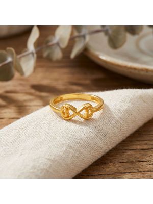 Infinity Casting Gold Ring-hover