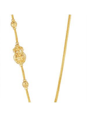 Traditional Lakshmi Mugappu Gold Chain-hover