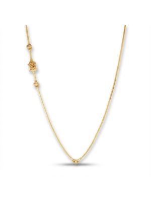 Antique Lakshmi Mugappu Gold Chain-hover