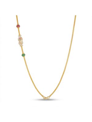 Antique Peacock Mugappu Gold Chain-hover