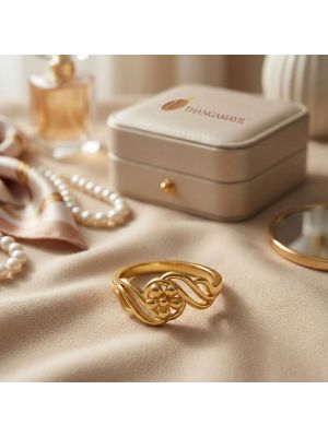 Casting Infinity Flower Ring-hover