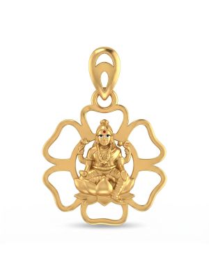 Lakshmi Flower Casting Gold Dollar-hover