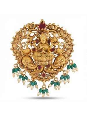 Antique Lakshmi Stone Drops Dollar-hover