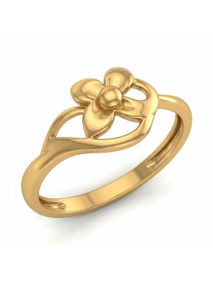 Tangled Bloom Casting Womens Gold Ring-hover