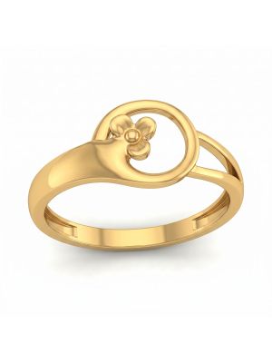 Ladies Blossom Casting Gold Ring-hover