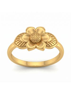 Ladies Blossom Casting Gold Ring-hover