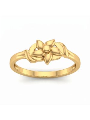 Artisan Flower Ladies Golden Ring-hover