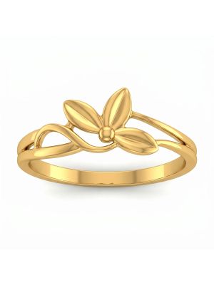 Daily Wear Floral Gold Ring-hover