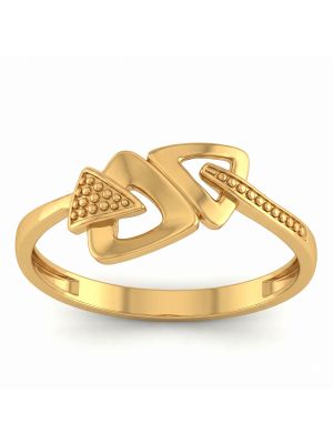 Fancy Artistic Golden Ring-hover