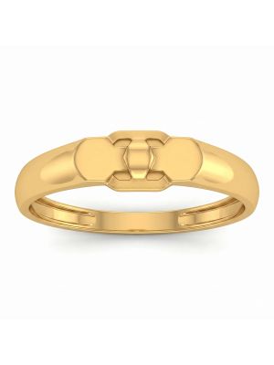 Sleek Casual Wear Gold Ring-hover