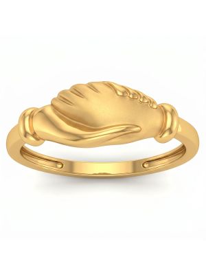 Polished Romantic Gold Ring-hover