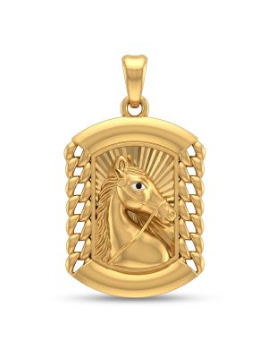 Wild Stallion Sunburst Casting Gold Dollar-hover