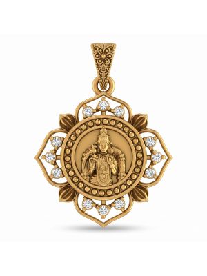 Sacred Multi-Gem Meenakshi Gold Dollar-hover