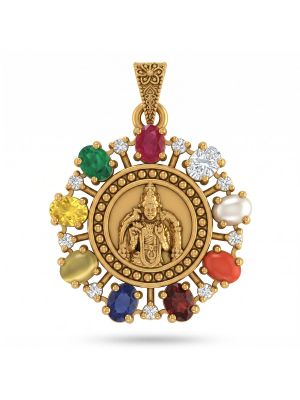 Divine Madurai Meenakshi Amman Gold Dollar-hover