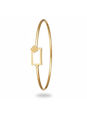 Trendy Gold Geometric Casting Gadi-hover