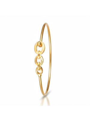 Gold Triple Oval Casting Gadi-hover