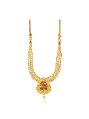 Lakshmi Devi Temple Pendant Malai-hover