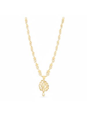 Arza Casting Floral Pendant Necklace-hover