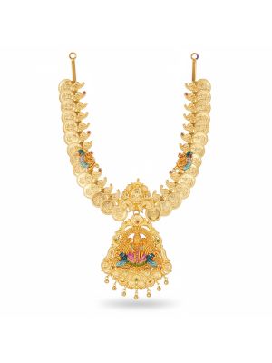 Traditional Lakshmi Dollar Kasu Necklace-hover