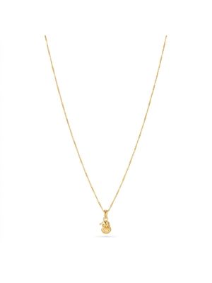 Baby Casting Santa Pendant Necklace-hover