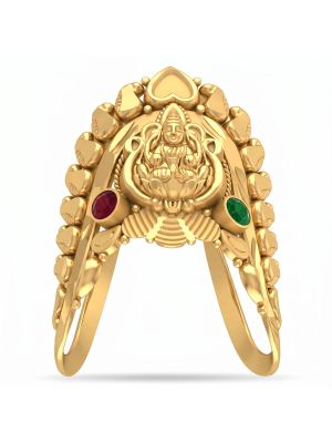 Traditional Bridal Ladies Gold Ring-hover