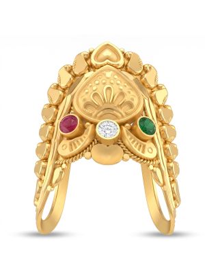 Luxury Womens Heritage Gold Ring-hover