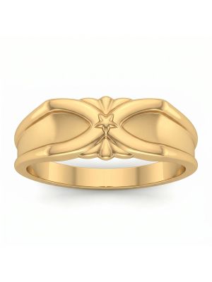 Modern Star Casting Gold Ring-hover