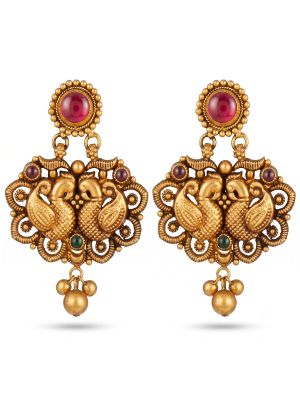 Antique Mayil Stone Gold Drops-hover