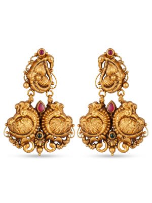Majestic Vintage Peacock Gold Drops-hover