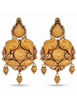 Traditional Antique Mayil Gold Drops-hover