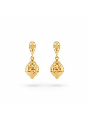 Elegant Hollow Gold Drops-hover