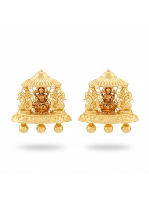 Lakshmi Temple Earrings-hover