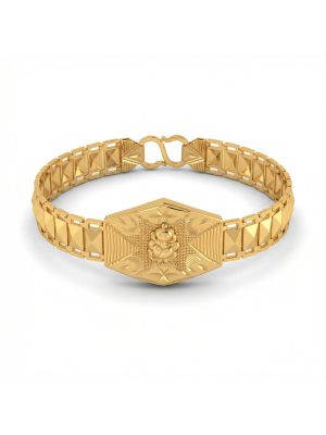 Auspicious Ganesha Divine Gold Bracelet-hover