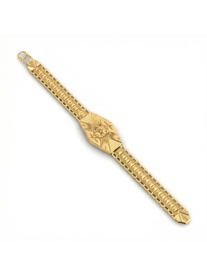 Auspicious Ganesha Divine Gold Bracelet-hover