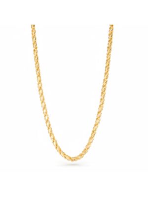 Fancy Leaf Cutting Gold Chain-hover