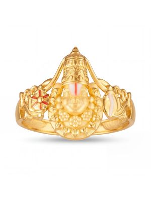 Divine Venkateswara Casting Gold Ring-hover