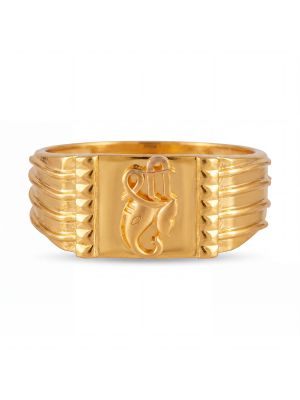 Imperial Vinayagar Casting Gold Ring-hover
