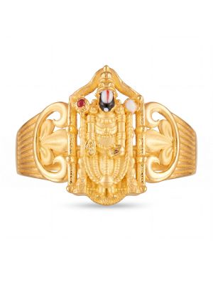 Heritage Balaji Perumal Casting Gold Ring-hover