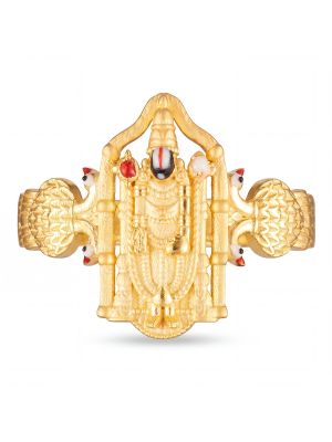 Sacred Perumal Shrine Casting Gold Ring-hover