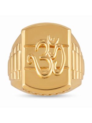 Infinite Grace Om Casting Gold Ring-hover