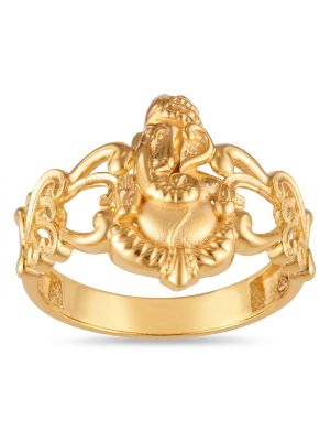 Anugraha Ganesha Casting Gold Ring-hover
