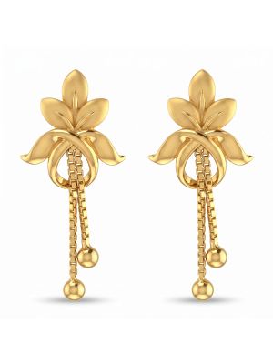 Laurel Gold Chain Casting Drops-hover