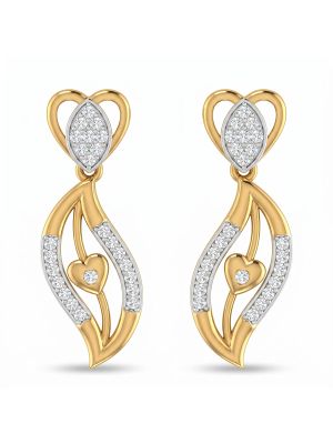 Romantic Heart Gold Casting Drops-hover