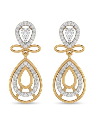 Charming Teardrop Gold Casting Drops-hover