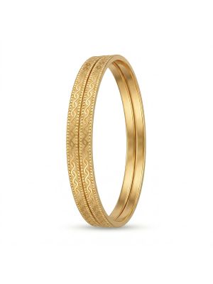Traditional AR Fusion Gold Bangles-hover